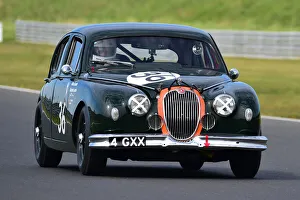 Prints of Alice Locke, Richard Locke, Jaguar Mk1, Ecurie Classic Racing, Historic Sports Car Club, HSCC, Jim Russell Trophy Meeting, April 2021, Snetterton, Norfolk, Great Britain HSCC, Jim Russell Trophy Meeting, April 2021, Snetterton, Norfolk, Great Britain Prints: CM30 6917 Alice Locke, Richard Locke, Jaguar Mk1