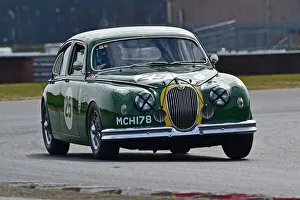 Prints of Nigel Webb, Jaguar Mk1, Ecurie Classic Racing, Historic Sports Car Club, HSCC, Jim Russell Trophy Meeting, April 2021, Snetterton, Norfolk, Great Britain HSCC, Jim Russell Trophy Meeting, April 2021, Snetterton, Norfolk, Great Britain Prints: CM30 6959 Nigel Webb, Jaguar Mk1