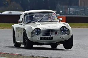 Prints of John Andon, Triumph TR4, Ecurie Classic Racing, Historic Sports Car Club, HSCC, Jim Russell Trophy Meeting, April 2021, Snetterton, Norfolk, Great Britain HSCC, Jim Russell Trophy Meeting, April 2021, Snetterton, Norfolk, Great Britain Prints: CM30 6961 John Andon, Triumph TR4