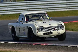 Prints of John Andon, Triumph TR4, Ecurie Classic Racing, Historic Sports Car Club, HSCC, Jim Russell Trophy Meeting, April 2021, Snetterton, Norfolk, Great Britain HSCC, Jim Russell Trophy Meeting, April 2021, Snetterton, Norfolk, Great Britain Prints: CM30 7547 John Andon, Triumph TR4