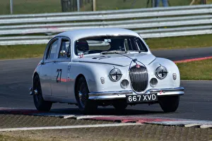 Prints of Simon Aldridge, Jaguar Mk1, Ecurie Classic Racing, Historic Sports Car Club, HSCC, Jim Russell Trophy Meeting, April 2021, Snetterton, Norfolk, Great Britain HSCC, Jim Russell Trophy Meeting, April 2021, Snetterton, Norfolk, Great Britain Prints: CM30 7619 Simon Aldridge, Jaguar Mk1