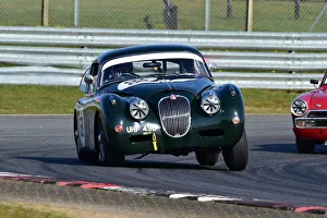 Prints of Marc Gordon, Jaguar XK150, Historic Touring Car Championship, Historic Sports Car Club, HSCC, Jim Russell Trophy Meeting, April 2021, Snetterton, Norfolk, Great Britain HSCC, Jim Russell Trophy Meeting, April 2021, Snetterton, Norfolk, Great Britain Prints: CM30 7745 Marc Gordon, Jaguar XK150