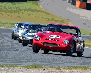 Malcolm Paul Prints: CM30 9985 Malcolm Paul, Rick Bourne, TVR Grantura Mk III