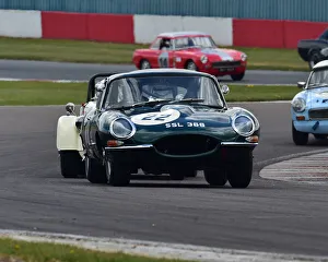 David Hall Prints: CM31 1283 Michael O Shea, David Hall, Smith, Jaguar E-Type