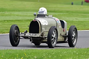 VSCC, Shuttleworth, Nuffield And Len Thompson Trophies Race Meeting Prints: CM31 2242 Chris Hudson, Bugatti T35B