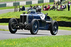 VSCC, Shuttleworth, Nuffield And Len Thompson Trophies Race Meeting Prints: CM31 2289 Duncan Potter, MG Montlhery Midget
