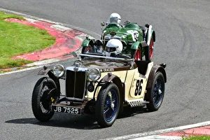 VSCC, Shuttleworth, Nuffield And Len Thompson Trophies Race Meeting Prints: CM31 2326 Vernon MacKenzie, MG PB, Cream Cracker