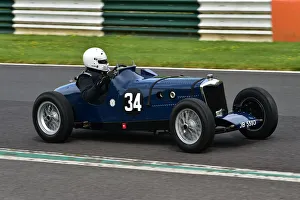 VSCC, Shuttleworth, Nuffield And Len Thompson Trophies Race Meeting Prints: CM31 2557 Mike James, Riley 12-4 TT Sprite replica