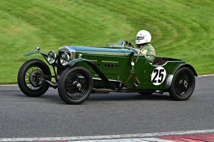 VSCC, Shuttleworth, Nuffield And Len Thompson Trophies Race Meeting Prints: CM31 3021 Christopher Batty, Frazer Nash Super Sports