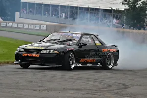 Tire Smoke Prints: CM31 4296 Martin Richards, Nissan Skyline R32 GT-R