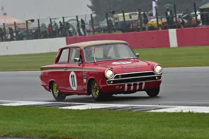 Compulsory Pit Stop Rain Prints: CM31 6424 Henry Mann, Desmond Smail, Ford Lotus Cortina