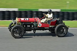 Prints of Tony Lees, Vauxhall Viper Special, Edwardian Racing and Dick Baddiley Trophies Race, Handicap Race for Edwardian Cars, Bob Gerard Memorial Trophy races Meeting, VSCC Formula Vintage, Mallory Park Bob Gerard Memorial Trophy Races Meeting, Mallory Park, Leicestershire, England, 22nd August 2021 Prints: CM31 8328 Tony Lees, Vauxhall Viper Special
