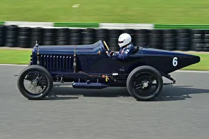 Prints of Ian Balmforth, Hudson Super Six Racer, Edwardian Racing and Dick Baddiley Trophies Race, Handicap Race for Edwardian Cars, Bob Gerard Memorial Trophy races Meeting, VSCC Formula Vintage Bob Gerard Memorial Trophy Races Meeting, Mallory Park, Leicestershire, England, 22nd August 2021 Prints: CM31 8355 Ian Balmforth, Hudson Super Six Racer