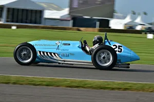 Festival Of Britain Trophy Prints: CM31 9672 Luc Brandts, Talbot-Lago Type 26C