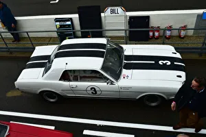 Graeme Langford Prints: CM32 0269 Jochen Mass, Graeme Langford, Ford Mustang