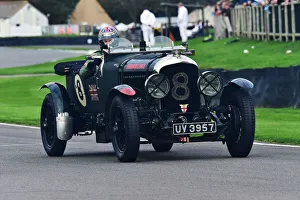 Earl Howe Trophy Prints: CM32 1725 William Medcalf, Bentley 4 Litre Le Mans, Thunderstruck