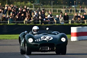 Salvadori Cup Prints: CM32 1918wcf Simon Ham, Lister-Jaguar Ecosse