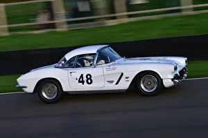 Moss Trophy Prints: CM32 2001 Alan Letts, Chevrolet Corvette C1
