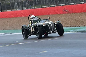 RAC Woodcote And Stirling Moss Trophy Prints: CM32 2188 Thomas Ward, Frazer Nash Le Mans replica