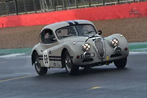 RAC Woodcote And Stirling Moss Trophy Prints: CM32 2223 Marc Gordon, Read Gomm, Jaguar XK140