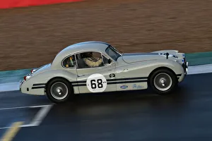 RAC Woodcote And Stirling Moss Trophy Prints: CM32 2373 Marc Gordon, Read Gomm, Jaguar XK140