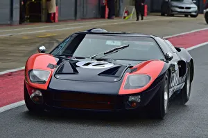 Prints of Richard Cook, David Cuff, Ford GT40, Amon Cup for Ford GT40s, Motor Racing Legends, Silverstone, Towcester, Northamptonshire, England, October 2021 Motor Racing Legends, Silverstone, October 2021 Prints: CM32 2391 Richard Cook, David Cuff, Ford GT40