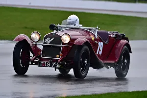 Drizzle Prints: CM32 4161 Miss Alex Pilkington, Alfa Romeo 6C 1750