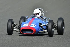 Prints of Richard Ferris, Donford FJ, Scheduled for twenty minutes of racing for the FJHRA/HSCC Historic Formula Junior Championship - Rear Engine, FJHRA, Formula Junior Historic Racing Association, HSCC HSCC Brands Indy April 2022 Prints: CM32 4952 Richard Ferris, Donford FJ