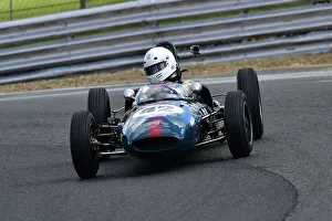 Prints of Martin Aubert, Lotus 20, Scheduled for twenty minutes of racing for the FJHRA/HSCC Historic Formula Junior Championship - Rear Engine, FJHRA, Formula Junior Historic Racing Association, HSCC HSCC Brands Indy April 2022 Prints: CM32 5027 Martin Aubert, Lotus 20