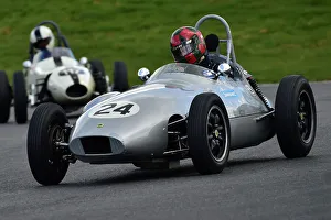 FJHRA/HSCC Historic Formula Junior Championship, Front And Rear Engine Prints: CM32 5170 Tom Waterfield, Hillwood FJ