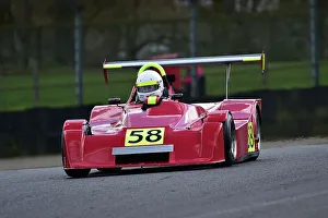 Prints of Tom Muirhead, Mallock U2 Mk18F, HSCC Classic Clubmans Championship, Non-Standard sports racing cars manufactured before December 1980 fitted with two seats HSCC Brands Indy April 2022 Prints: CM32 5245 Tom Muirhead, Mallock U2 Mk18F