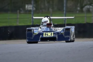 Prints of Roger Waite, Mallock Mk20B, HSCC Classic Clubmans Championship, Non-Standard sports racing cars manufactured before December 1980 fitted with two seats HSCC Brands Indy April 2022 Prints: CM32 5246 Roger Waite, Mallock Mk20B