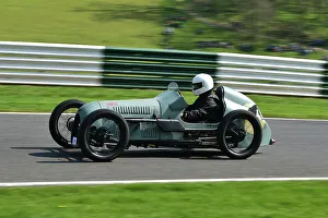 Prints of Francesca Wilton, Austin Single Seater, Under 30s Scratch Race, 15 minute race, for drivers in the youth section, in an own car a family one or one loaner for the event by a generous member The Vintage Sports Car Club, Seaman And Len Thompson Trophies Race Meeting, Cadwell Park Circuit, Louth, Lincolnshire, England, June, 2022 Prints: CM32 9479 Francesca Wilton, Austin Single Seater