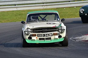 Prints of Alan Charlton, Triumph TR6, Classic and Modern Motorsport Club - Classic Challenge, Sports Cars, GT's and Saloons manufactured from the 1950's to the 1970's HSCC Snetterton 300 April 2022 Prints: CM33 0771 Alan Charlton, Triumph TR6