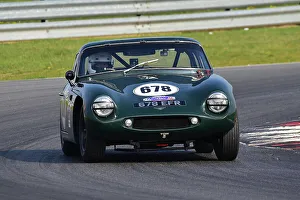 Prints of Martin Stowe, TVR Grantura Mk3, Classic and Modern Motorsport Club - Classic Challenge, Sports Cars, GT's and Saloons manufactured from the 1950's to the 1970's HSCC Snetterton 300 April 2022 Prints: CM33 0772 Martin Stowe, TVR Grantura Mk3