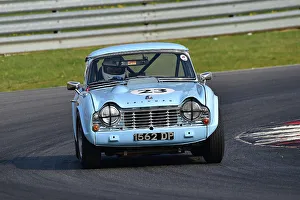 Prints of Michael Hunter, Triumph TR4, Classic and Modern Motorsport Club - Classic Challenge, Sports Cars, GT's and Saloons manufactured from the 1950's to the 1970's HSCC Snetterton 300 April 2022 Prints: CM33 0774 Michael Hunter, Triumph TR4