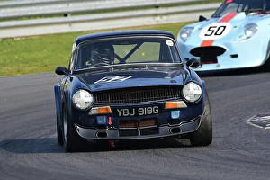 Prints of Phillip Lambe, Triumph TR6, Classic and Modern Motorsport Club - Classic Challenge, Sports Cars, GT's and Saloons manufactured from the 1950's to the 1970's HSCC Snetterton 300 April 2022 Prints: CM33 0776 Phillip Lambe, Triumph TR6