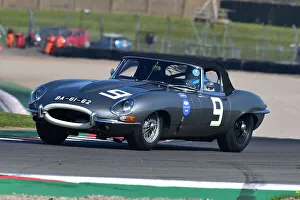Jaguar Classic Challenge For Pre-1966 Jaguar Cars Prints: CM33 0866 Marc Gordon, Nick Finburgh, Jaguar E-Type