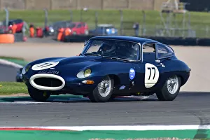 Jaguar Classic Challenge For Pre-1966 Jaguar Cars Prints: CM33 0867 Chris Ward, Guy Ziser, Jaguar E-Type FHC