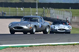 Jaguar Classic Challenge For Pre-1966 Jaguar Cars Prints: CM33 0878Jon Minshaw, Phil Keen, Jaguar E-Type