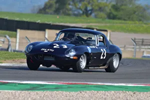 Jaguar Classic Challenge For Pre-1966 Jaguar Cars Prints: CM33 0923 Gary Pearson, Alex Brundle, Jaguar E-Type