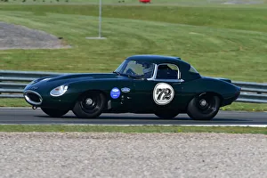 Jaguar Classic Challenge For Pre-1966 Jaguar Cars Prints: CM33 0991 Jamie Boot, Jaguar E-Type
