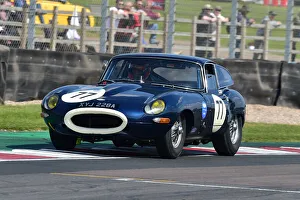 Jaguar Classic Challenge For Pre-1966 Jaguar Cars Prints: CM33 1426 Chris Ward, Guy Ziser, Jaguar E-Type FHC