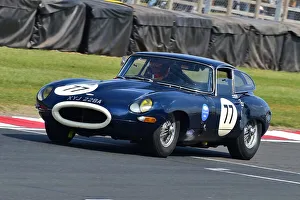 Jaguar Classic Challenge For Pre-1966 Jaguar Cars Prints: CM33 1442 Chris Ward, Guy Ziser, Jaguar E-Type FHC