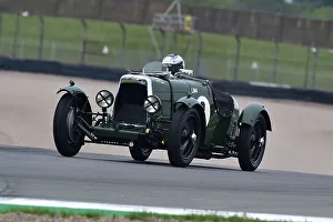 The 'Mad Jack' For Pre-War Sports Cars Prints: CM33 1902 Darren Turner, Aston Martin Team Car LM4