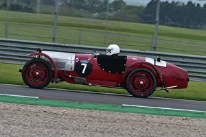 The 'Mad Jack' For Pre-War Sports Cars Prints: CM33 1964 Nigel Dowding, Riley Brooklands