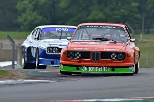 Historic Touring Car Challenge With Tony Dron Trophy For 70’s And 80’s Touring Cars Prints: CM33 2108 Frederic Wakeman, Patrick Blakeney-Edwards, BMW 3 litre CSL, Batmobile