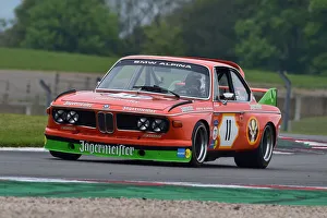 Historic Touring Car Challenge With Tony Dron Trophy For 70’s And 80’s Touring Cars Prints: CM33 2174 Frederic Wakeman, Patrick Blakeney-Edwards, BMW 3 litre CSL, Batmobile