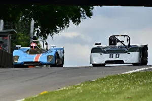Masters Sports Car Legends Prints: CM33 3181 Paul Allen, Lola T212, Henry Fletcher, Chevron B19