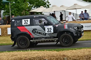 Motorcycle Prints: CM33 4103 Miles Williams, Bowler Defender 90